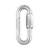 Peguet Standard Large Opening Quicklink Zinc Plated Steel 8mm EN